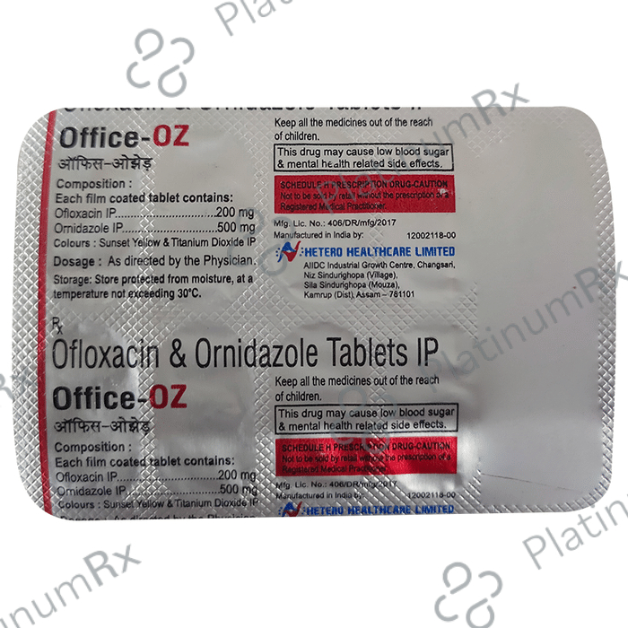Office OZ 200/500mg Tablet 10s