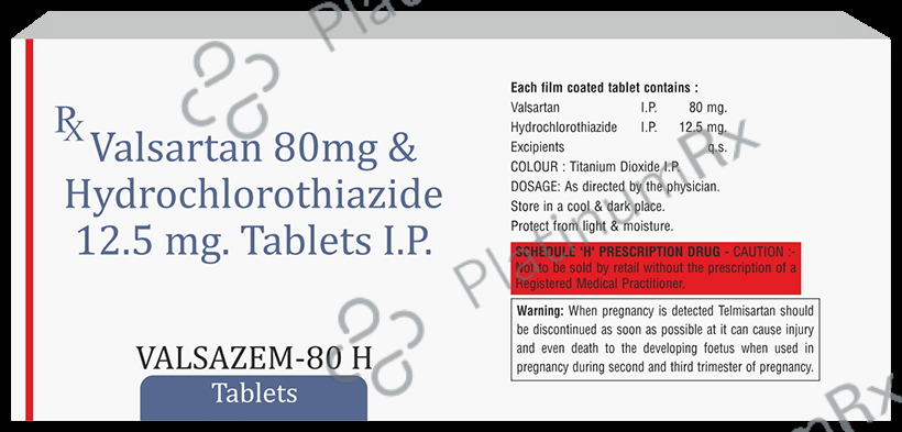 Valsazem 80 H Tablet