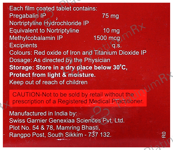 Goodwin 75mg/10mg/1500mcg Tablet