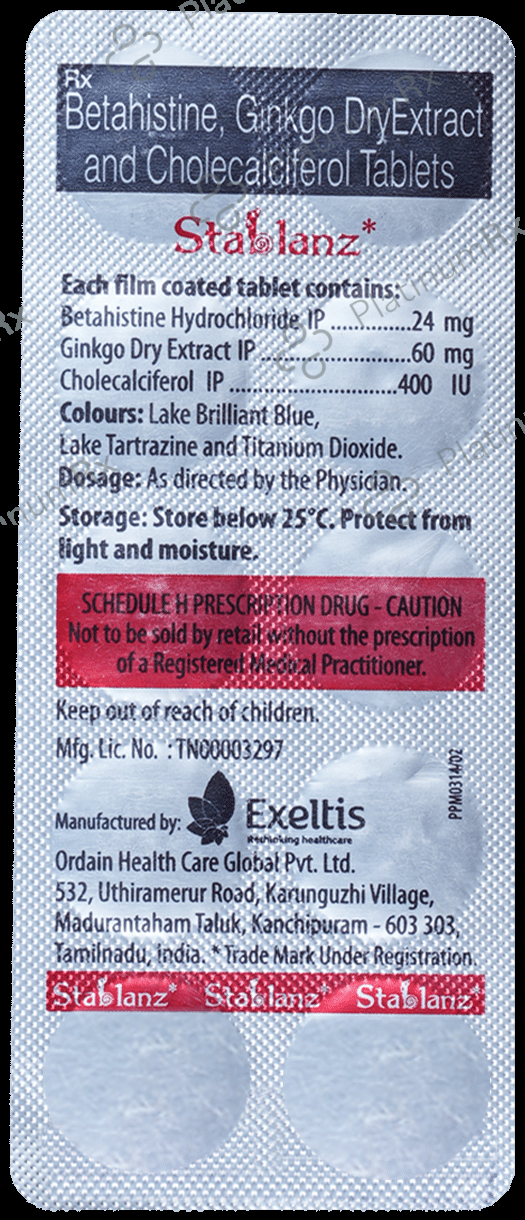 Stablanz 24/60mg Tablet 10s