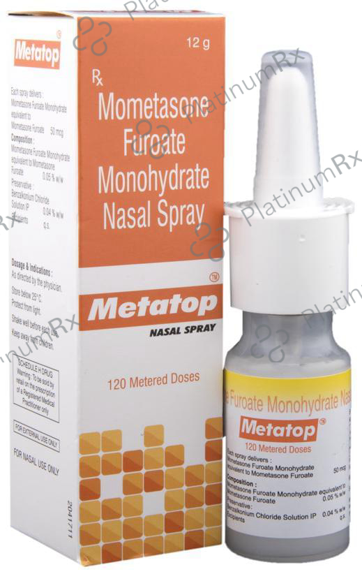 Metatop Nasal Spray 50mcg 120MDI