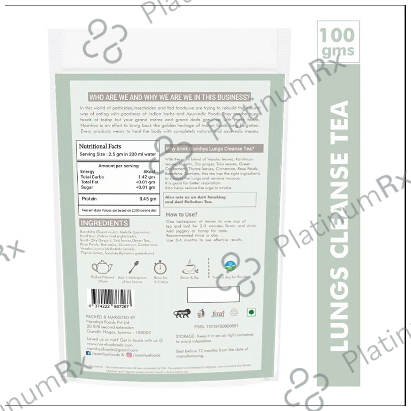 Namhya Lungs Cleanse Tea