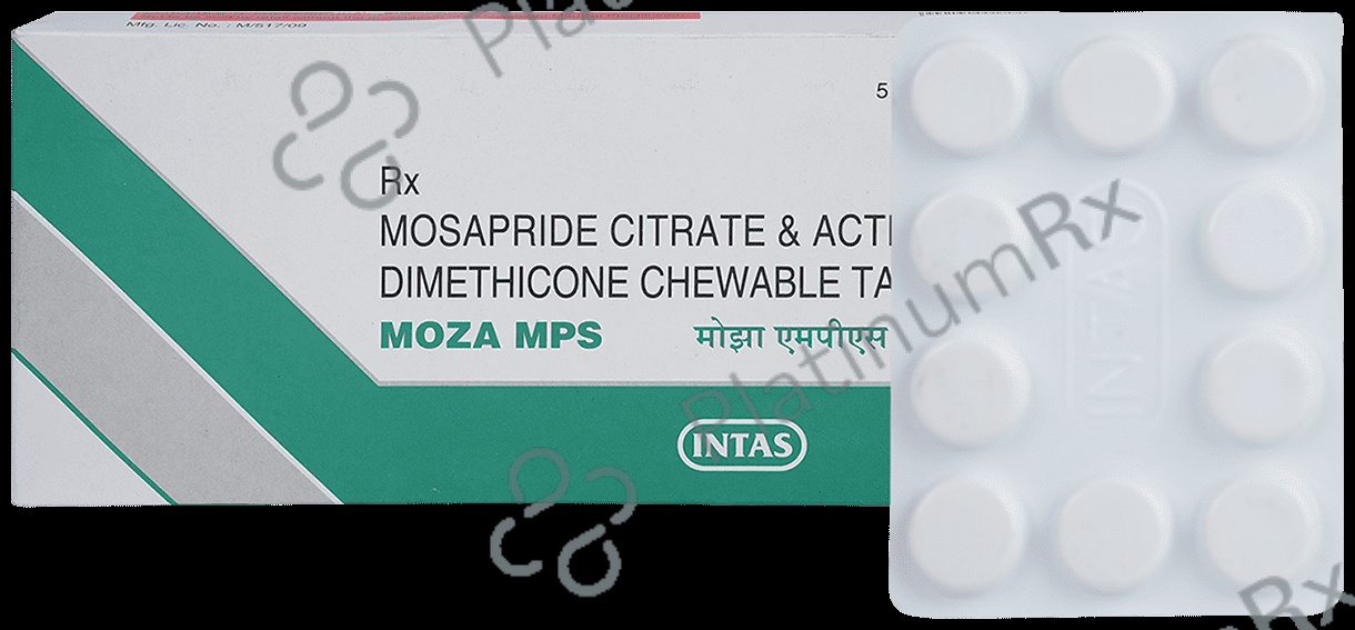 Moza MPS 125/5mg Chewable Tablet 10s