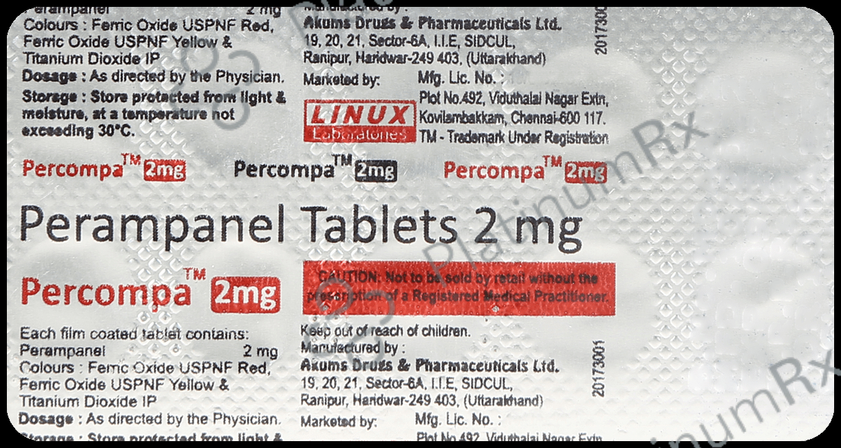 Percompa 2mg Tablet 10s