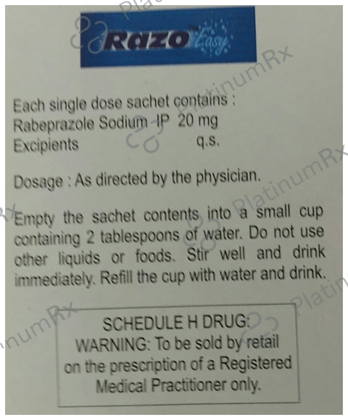 Razo Easy 20mg Sachet 3gm