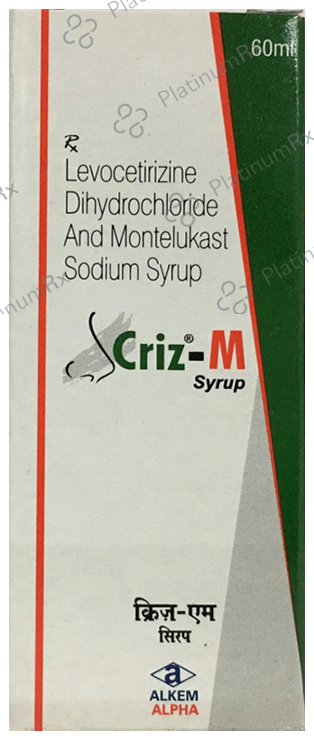 Criz M 2.5/4mg Syrup 60ml