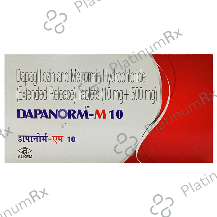 Dapanorm M 10/500mg Tablet ER 10s