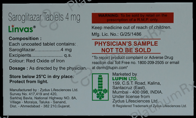Linvas 4mg Tablet 10s
