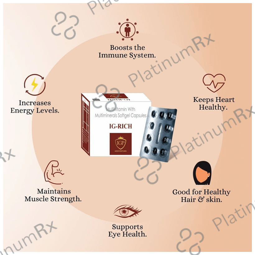 IGP Mediventures IG-Rich Softgel Capsule