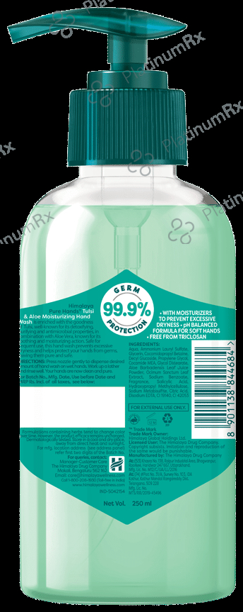 Himalaya Personal Care Pure Hands Hand Wash Tulsi & Aloe Moisturizing