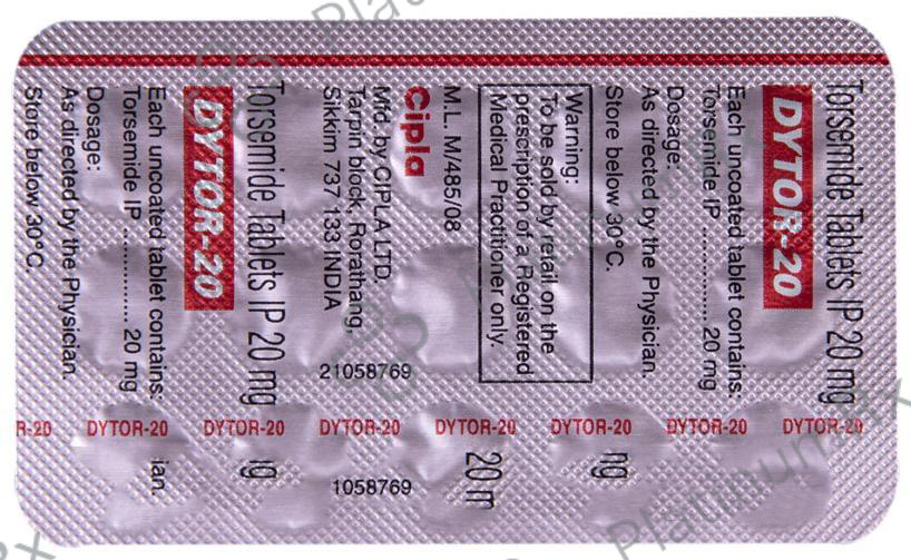 Dytor 20mg Tablet 15s