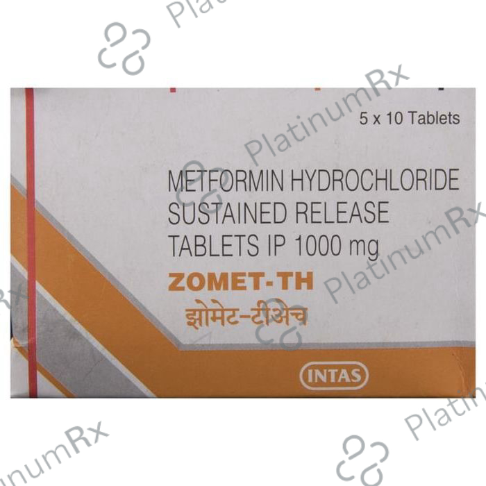 Zomet TH 1000mg Tablet SR 10s