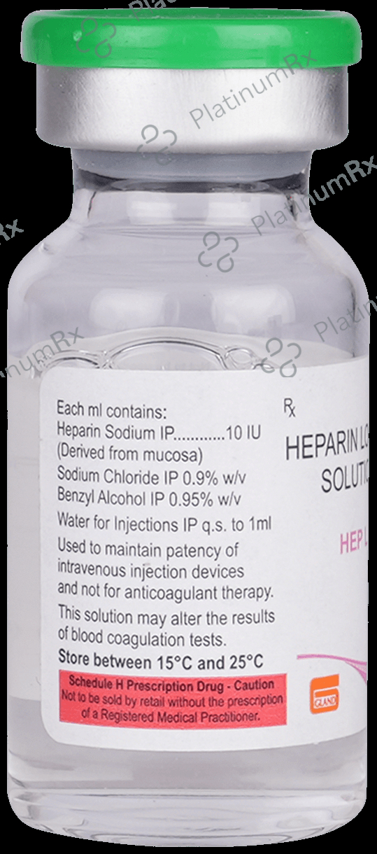 Hep Lock Solution 10 Injection