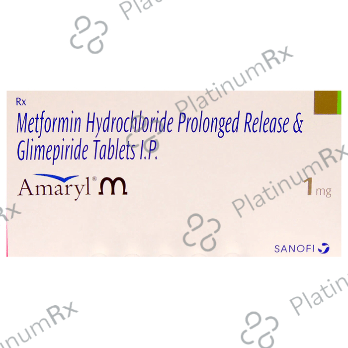 Amaryl M 1 1/500mg Tablet PR 20s