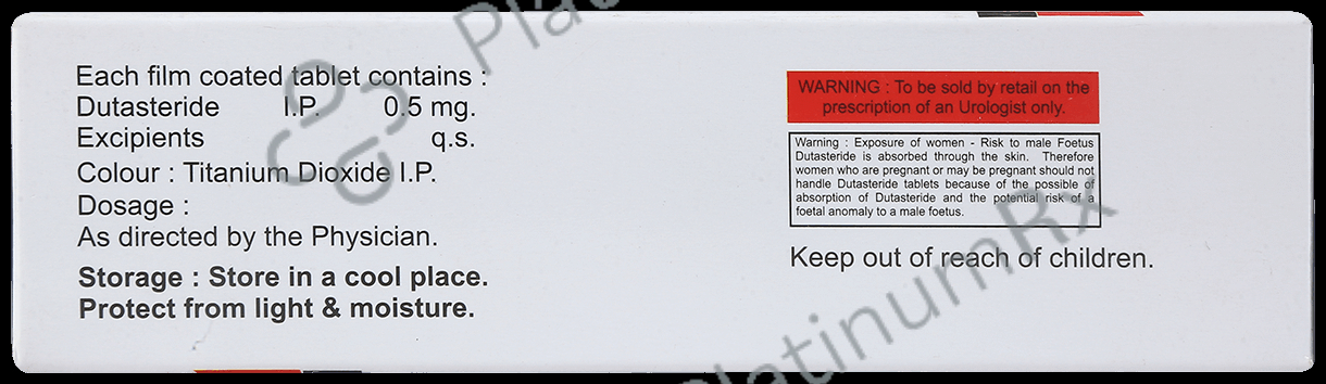 Dutaprost 0.5mg Tablet 10s