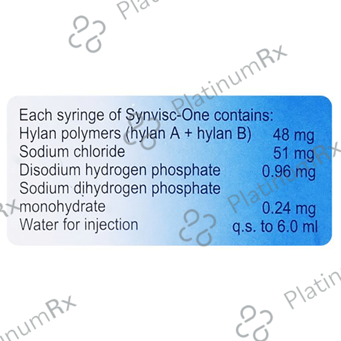 Synvisc Hylan GF 20mg Injection