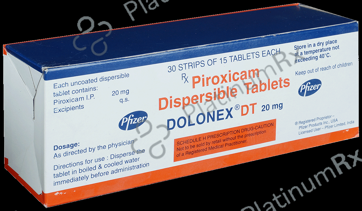Dolonex DT 20mg Tablet 15s