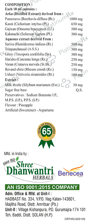 SDH Naturals Crush-RT Syrup Sugar Free