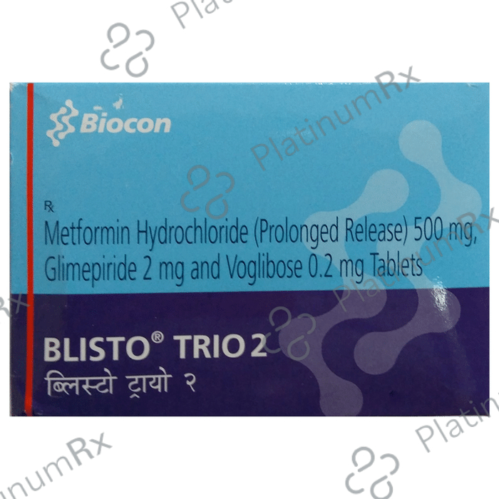 Blisto Trio 2/500/0.2mg Tablet PR 10s