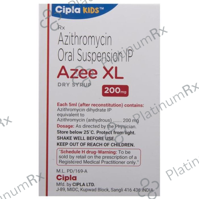Azee XL 200mg Dry Syrup Peppermint