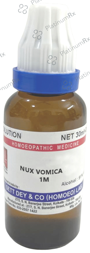 Sett Dey Nux Vomica Dilution 1M