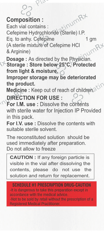 Critpime 1000mg Injection