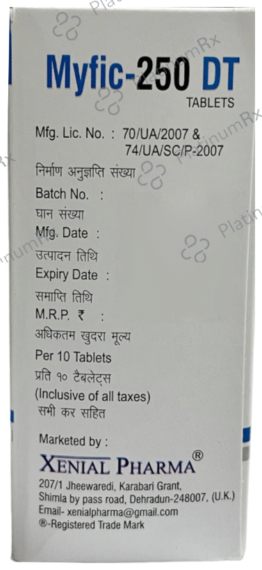Myfic 250 DT Tablet