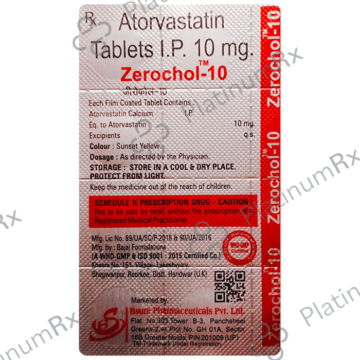 Zerochol 10 Tablet