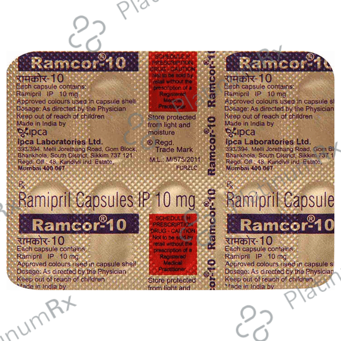 Ramcor 10mg Capsule 10s