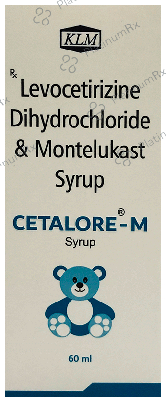 Cetalore M 2.5//4mg Syrup 60ml