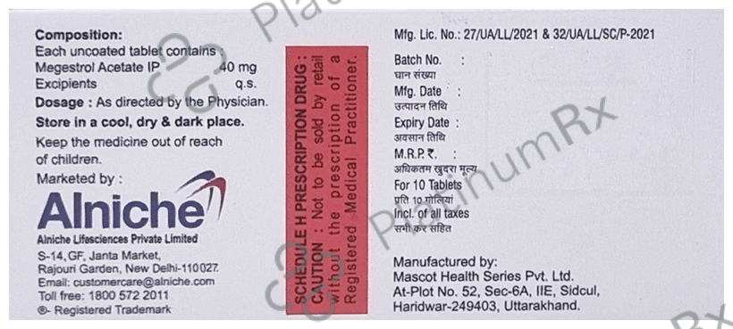 Megahenz 40mg Tablet 10s