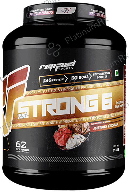 Repfuel Sports Strong 6 Whey Protein Powder American Ice Cream