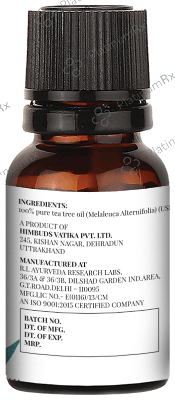 First Bud Organics Organic Tea Tree Oil