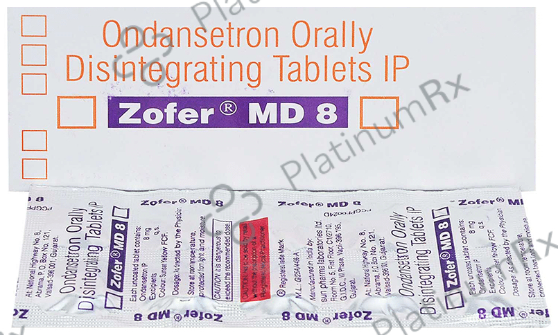 Zofer MD 8mg Tablet 10s