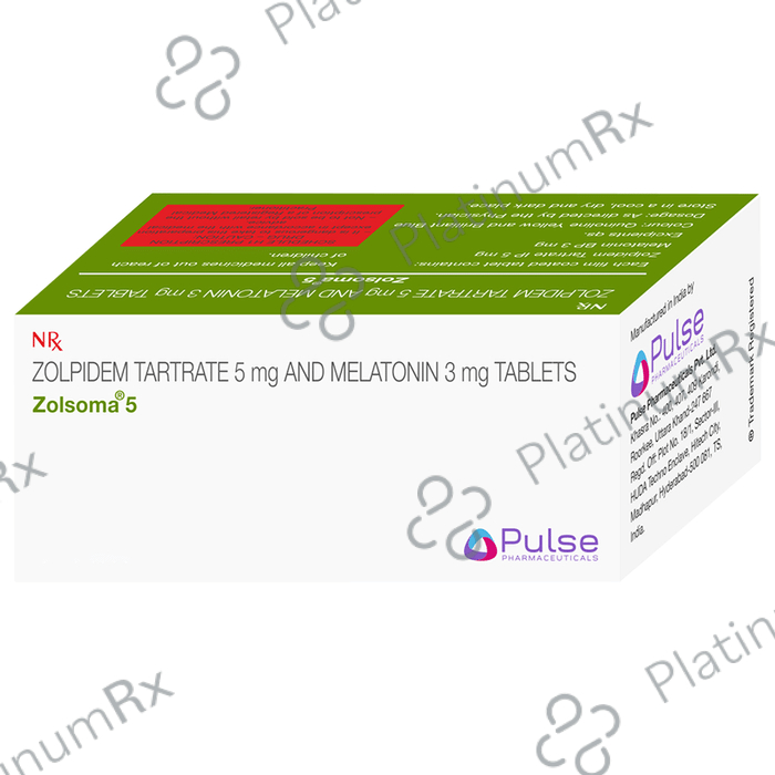 Zolsoma 5 Tablet Uses Side Effects Price Generic PlatinumRx