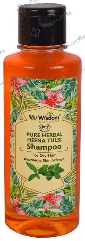 Wisdom Natural Pure Herbal Heena Tulsi Shampoo