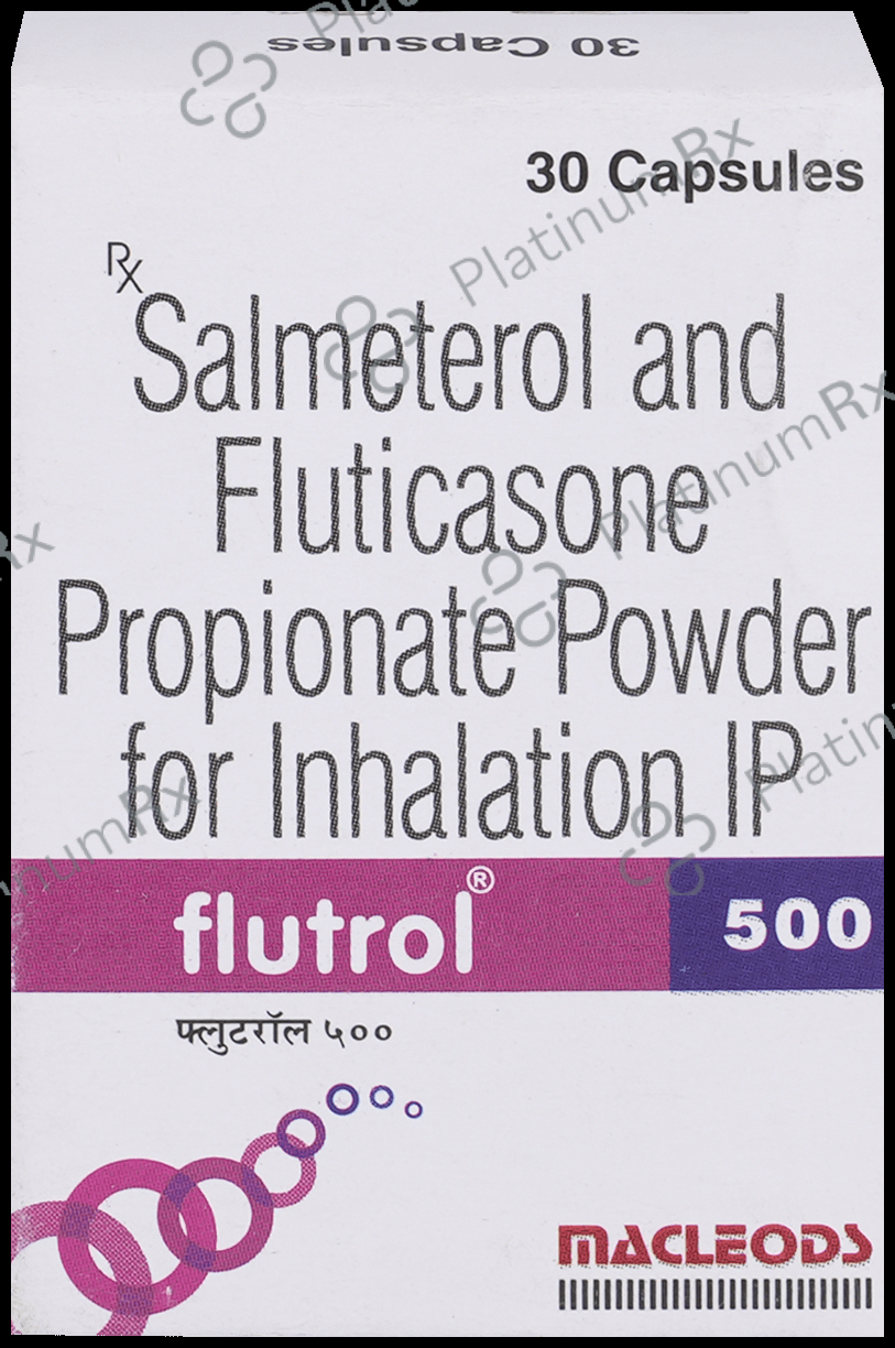 Flutrol 500/50mcg Capsule 30s