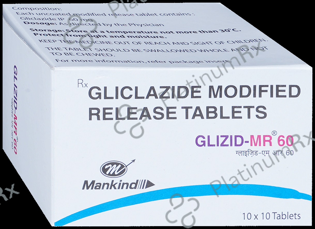 Glizid MR 60mg Tablet 10s