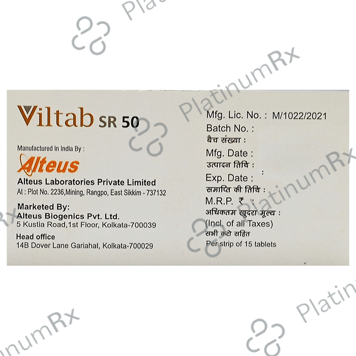 Viltab 50mg Tablet