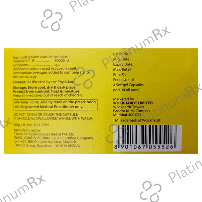 WokRise D3 Softgel Capsule