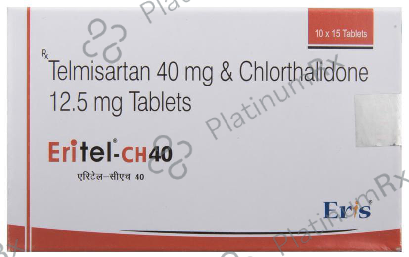 Eritel CH 40 12.5/40mg Tablet 15s