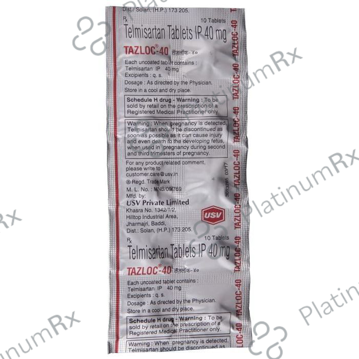 Tazloc 40 Tablet