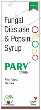 Parv Syrup Pineapple Sugar Free