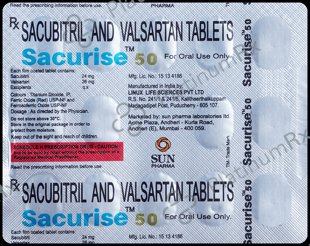 Sacurise 24/26mg Tablet 14s