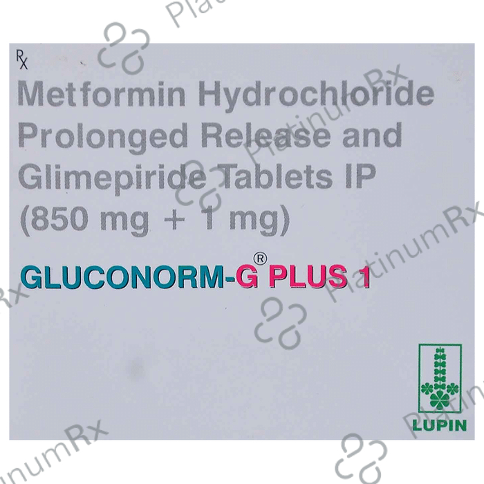 Gluconorm G Plus 1/850mg Tablet PR 15s
