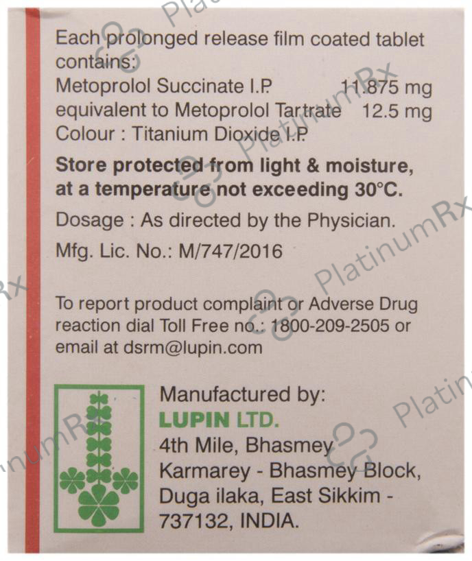 Starpress XL 12.5mg Tablet PR 10s