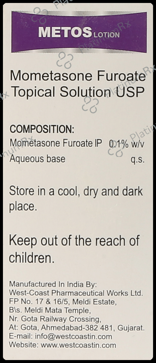Metos 0.1% Lotion