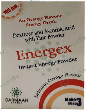 Energex Instant Energy Powder Delicious Orange