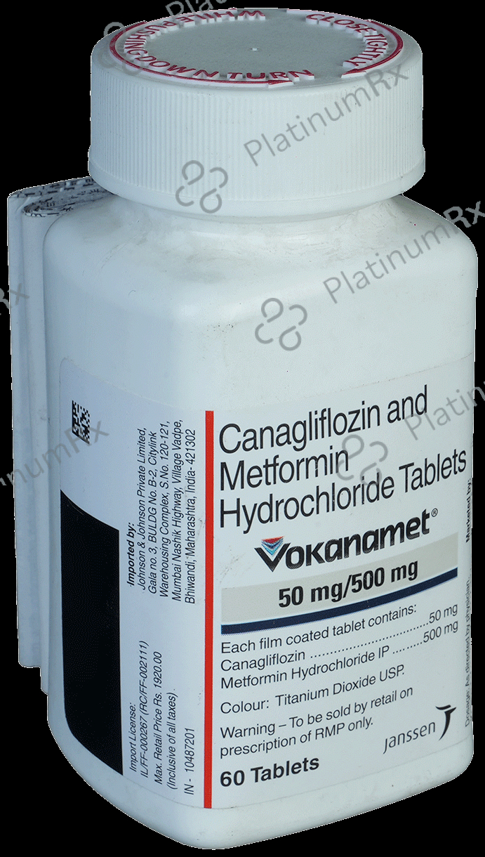 Vokanamet 50/500mg Tablet 60s