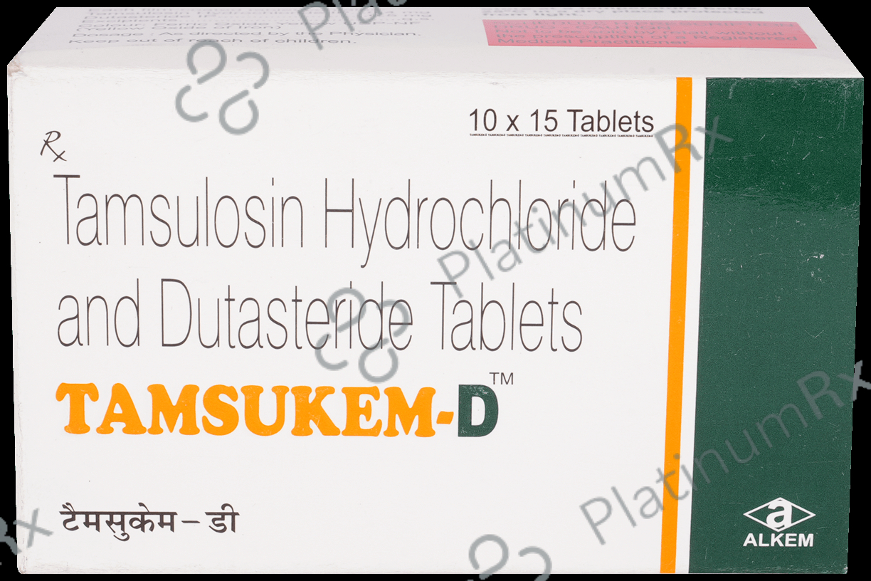 Tamsukem D 0.4/0.5mg Tablet 15s